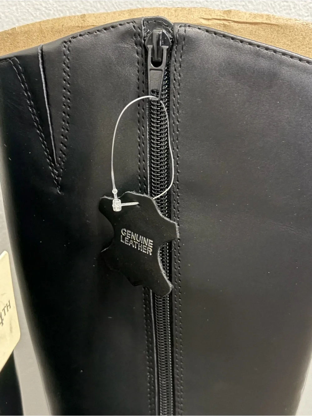 Women's Black Over-the-Knee Zip Riding Boots